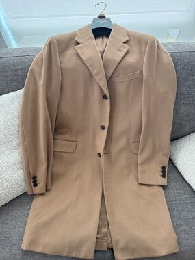 Prada Tan Wool Coat